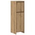 Juego de muebles baño 4 piezas madera ingeniería roble