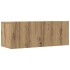 Mueble para TV de pared madera contrachapada artesanal 7