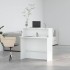 Mostrador de recepción blanco 100x50x103,5 cm madera