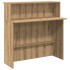 Mostrador de recepción roble artisian 100x50x103,5