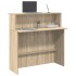 Mostrador de recepción roble sonoma 100x50x103,5