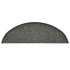 Alfombrilla escalera 30 uds gris oscuro 56x17x3