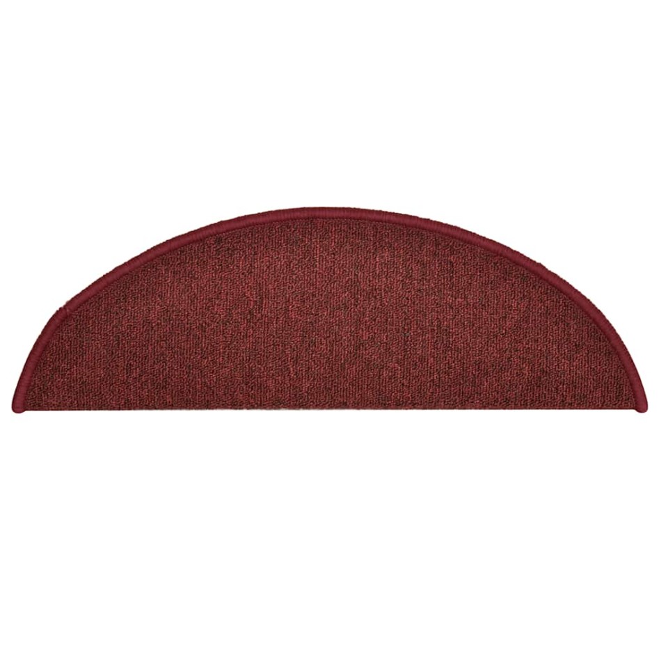 Alfombrilla escalera 30 uds rojo 56x17x3