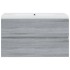 Mueble de baño con lavabo madera contrachapada gris