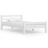 Estructura de cama sin colchón madera de pino blanco 100x200