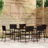 Juego de comedor para jardín 7 piezas