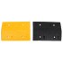 Badén de velocidad goma amarillo y negro 226x32,5x4
