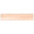 Tablero de mesa madera maciza borde natural 200x40x(2-4)