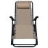 Tumbona plegable de textilene gris