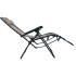 Tumbona plegable de textilene gris