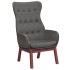 Sillón de relax de tela gris