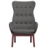 Sillón de relax de tela gris