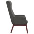 Sillón de relax de tela gris