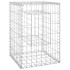 Cestas postes de gaviones 2 unidades hierro 40x40x60