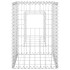 Cestas postes de gaviones 2 unidades hierro 40x40x60