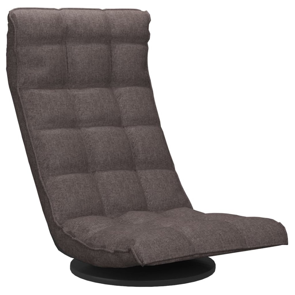 Silla de suelo giratoria tela gris