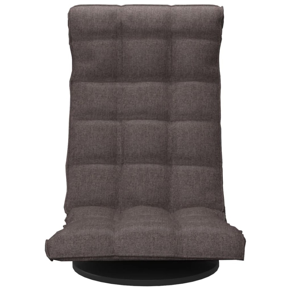 Silla de suelo giratoria tela gris