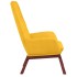 Sillón de relax de tela amarillo