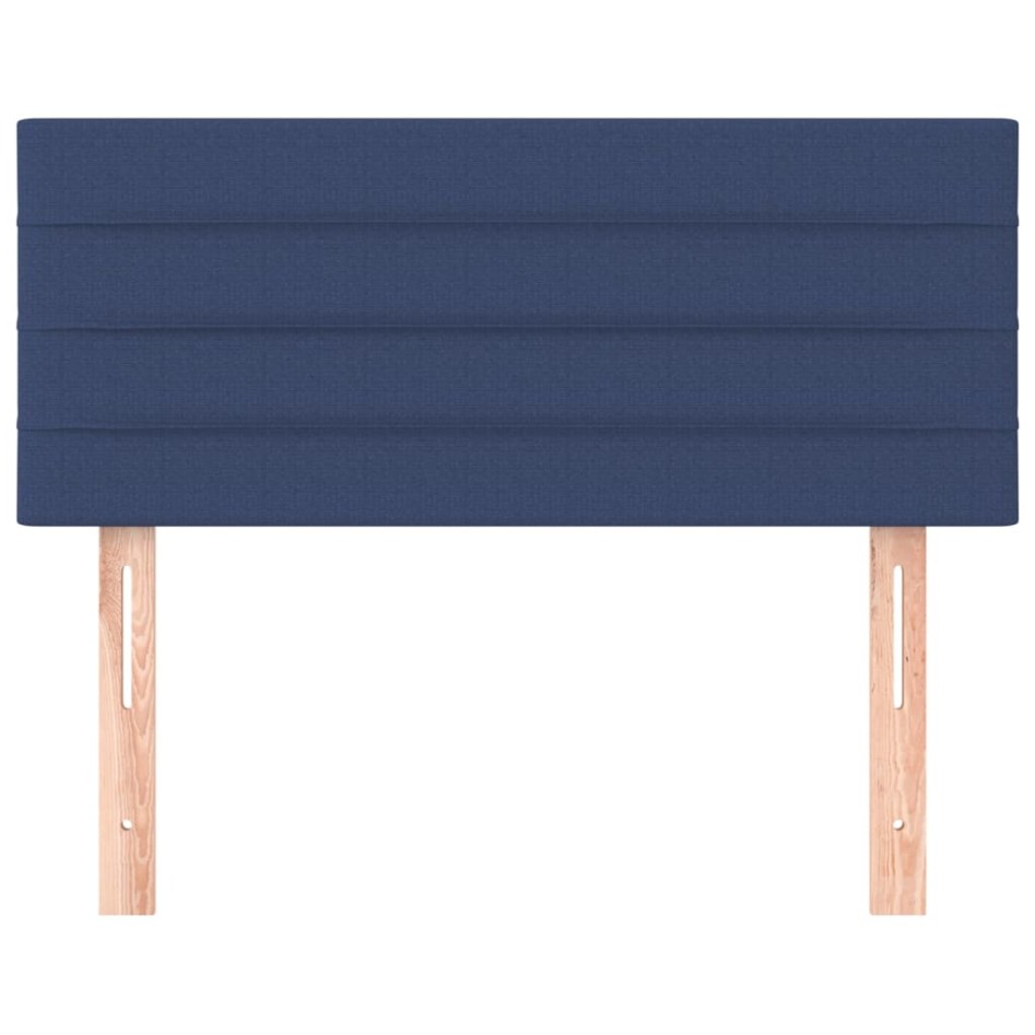 Cabecero de tela azul 90x5x78/88