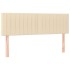 Cabeceros 2 unidades tela color crema 72x5x78/88