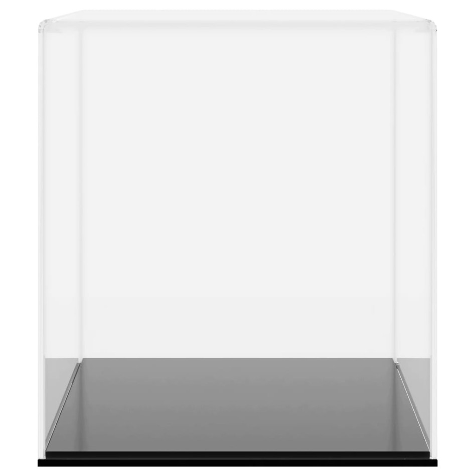 Caja de exposición acrílico transparente 31x17x19