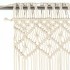 Cortina de macramé algodón 140x240