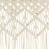 Cortina de macramé algodón 140x240
