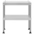 Mesa para horno ahumador acero galvanizado 40x28x44,5