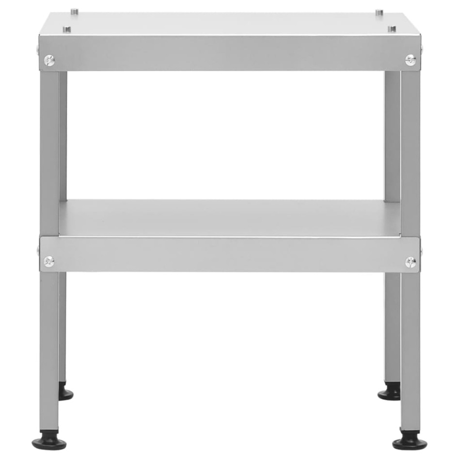 Mesa para horno ahumador acero galvanizado 40x28x44,5