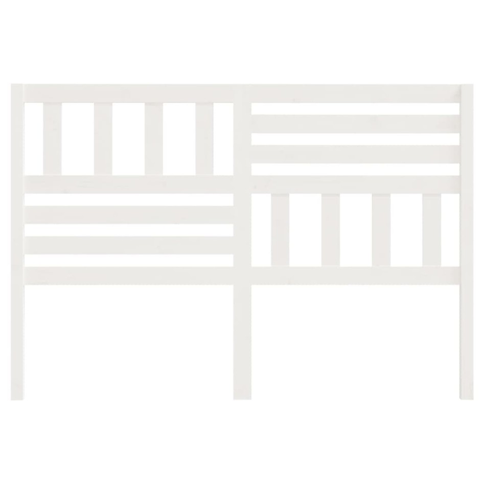 Cabecero de cama madera maciza de pino blanco 166x4x100