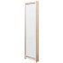 Biombo divisor de 3 paneles de tela color crema 120x170x4