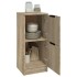 Aparador de madera contrachapada roble Sonoma 30x30x70