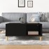 Mesa de centro madera contrachapada negro 80x80x36,5