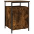 Mesitas noche 2 uds madera contrachapada roble humo 40x42x60