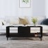 Mesa de centro madera contrachapada negro 102x50x40