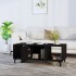 Mesa de centro madera contrachapada negro 102x50x40