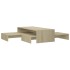 Mesa centro apilable contrachapada roble Sonoma 100x100x26,5
