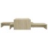 Mesa centro apilable contrachapada roble Sonoma 100x100x26,5