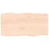 Tablero de mesa madera maciza borde natural 100x50x(2-4)