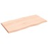 Tablero de mesa madera maciza borde natural 100x50x(2-4)