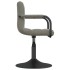 Silla de comedor de terciopelo verde