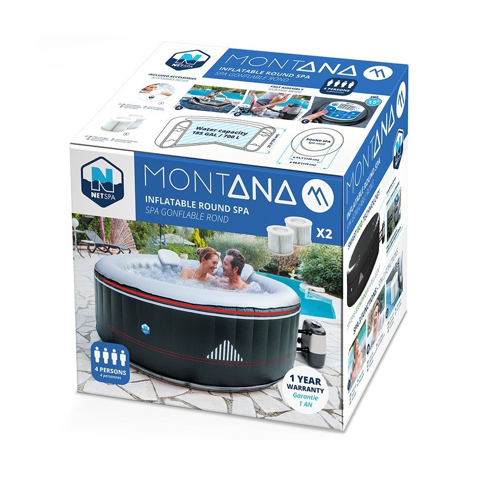 Spa hinchable NetSpa Montana