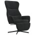 Sillón de relax con reposapiés terciopelo