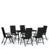 Juego de comedor para jardín 7 piezas