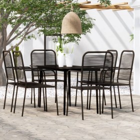 Juego de comedor de jardín 7 piezas