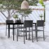 Juego de comedor para jardín 5 piezas