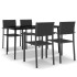 Juego de comedor para jardín 5 piezas