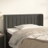 Cabecero de terciopelo gris oscuro 93x16x78/88
