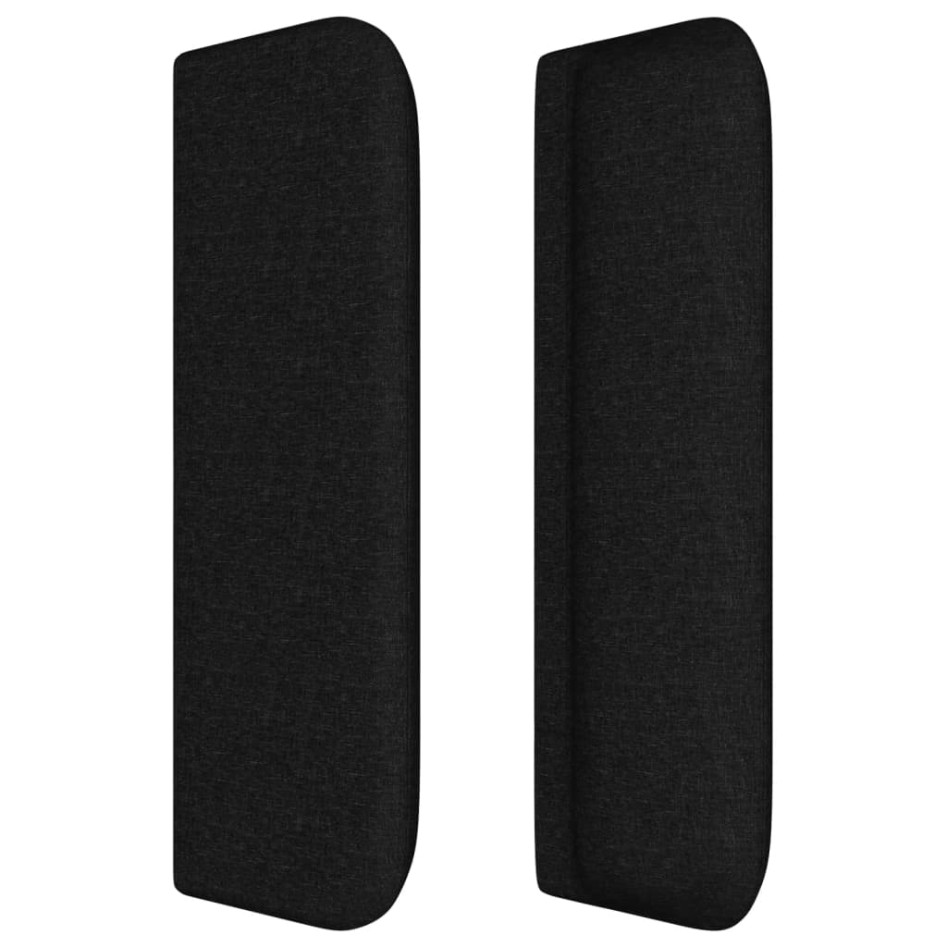 Cabecero de tela negro 93x16x78/88