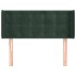 Cabecero de terciopelo verde oscuro 83x16x78/88